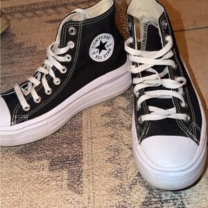Converse Black and White High-Tops